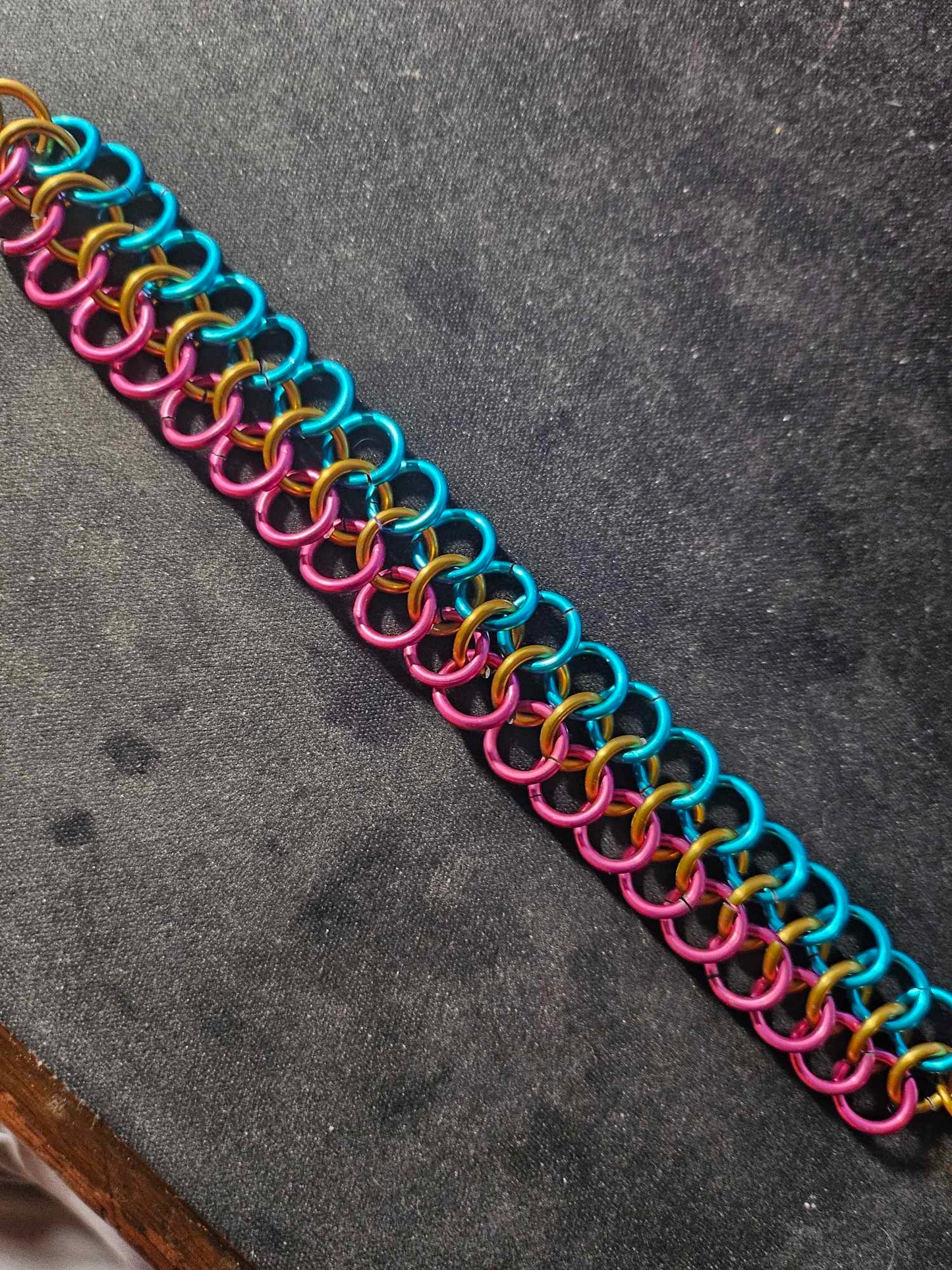 16 gauge (chunky) 4 in 1 Chainmaille Pride