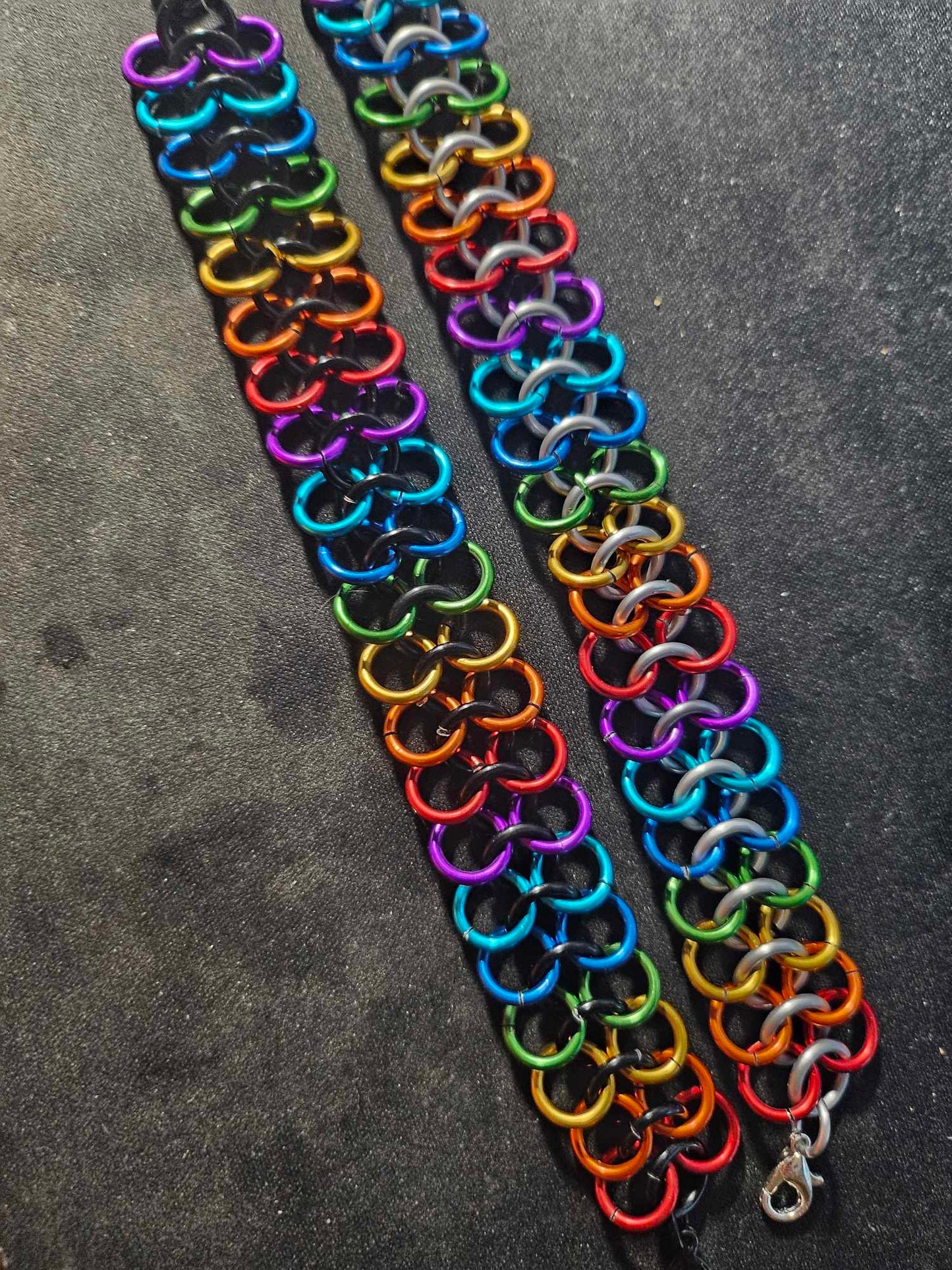 16 gauge (chunky) 4 in 1 Chainmaille Pride