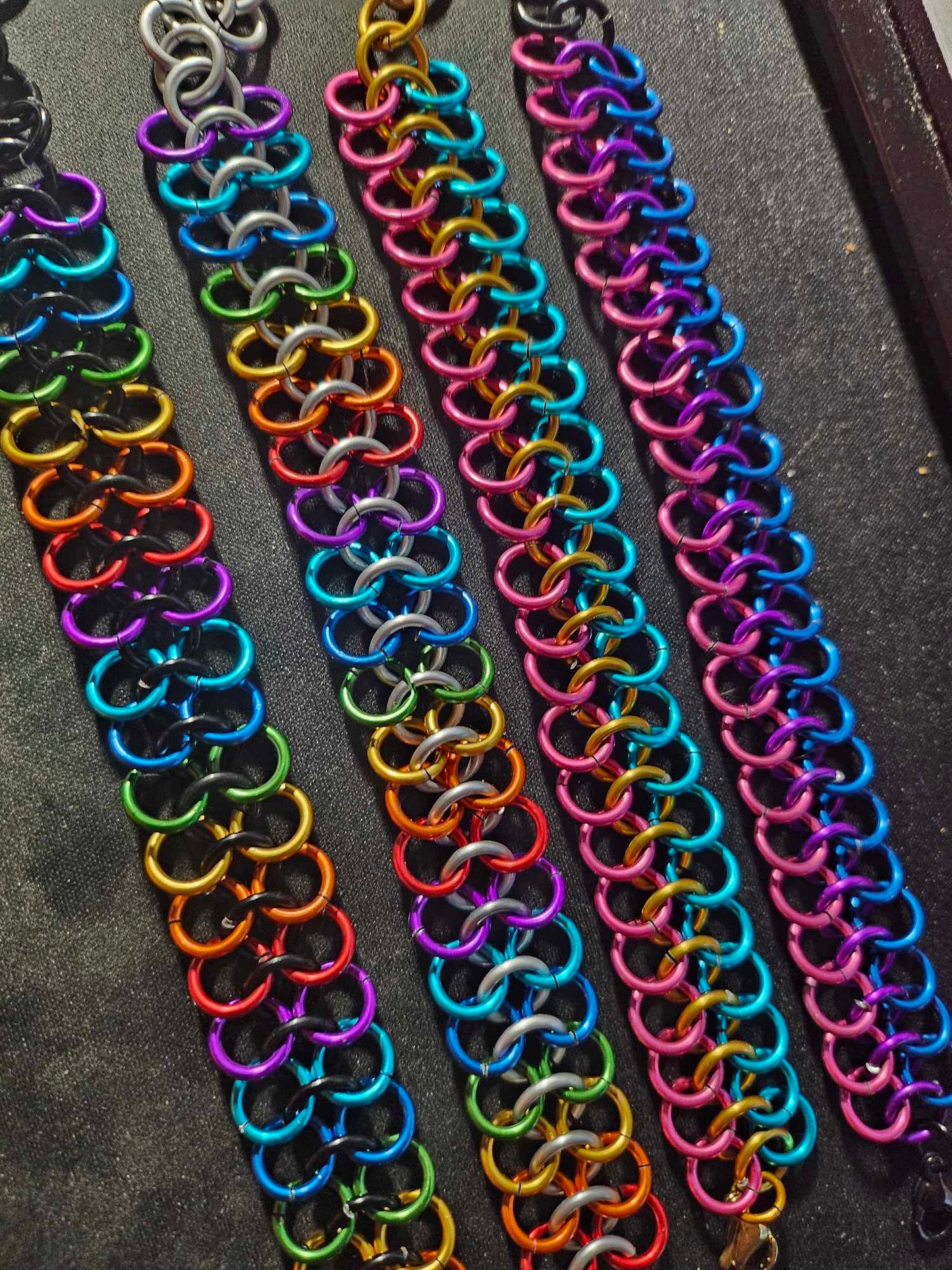 16 gauge (chunky) 4 in 1 Chainmaille Pride