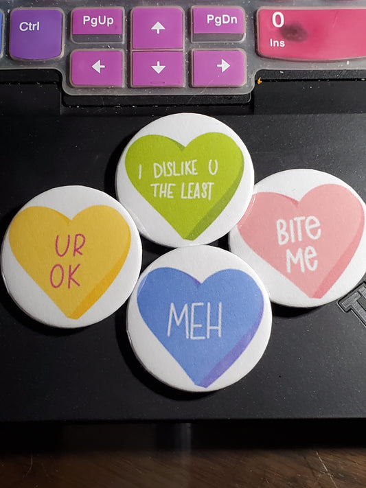 Sassy Vday buttons