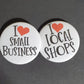 Shop Local and Shop small buttons