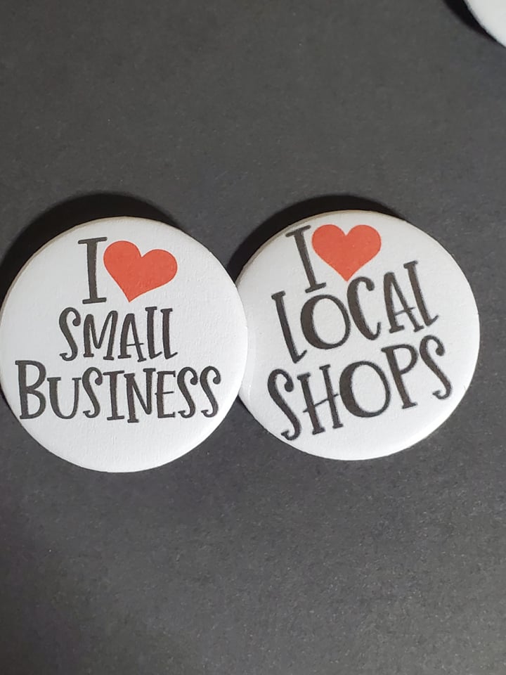 Shop Local and Shop small buttons